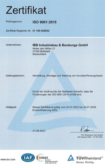 ISO 9001:2015 - DE
